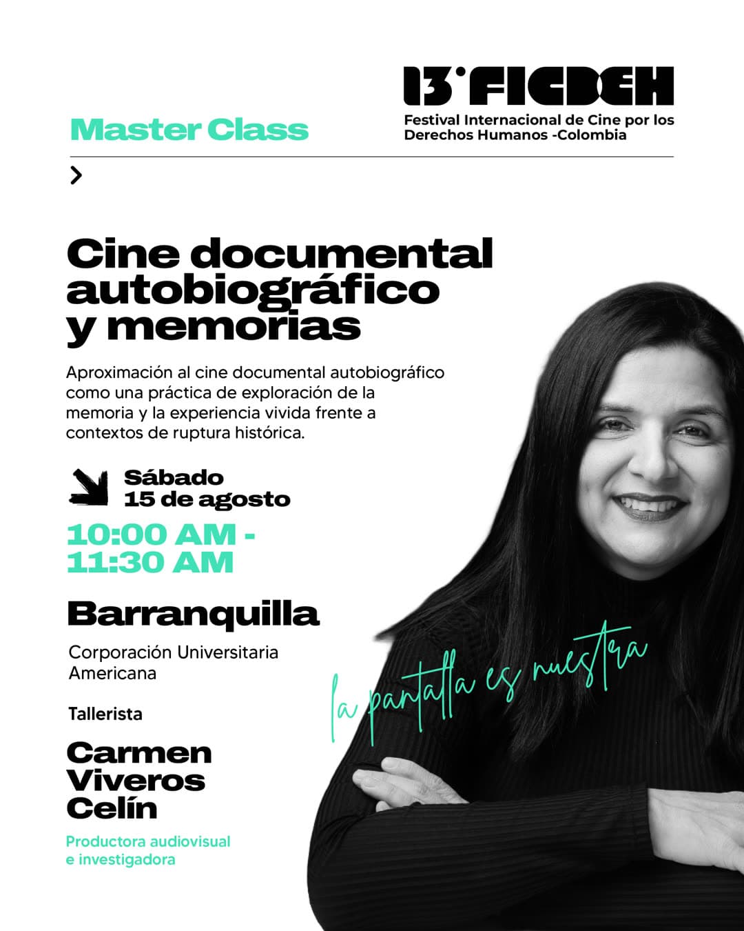 Master Class: Cine documental autobiográfico y memorias