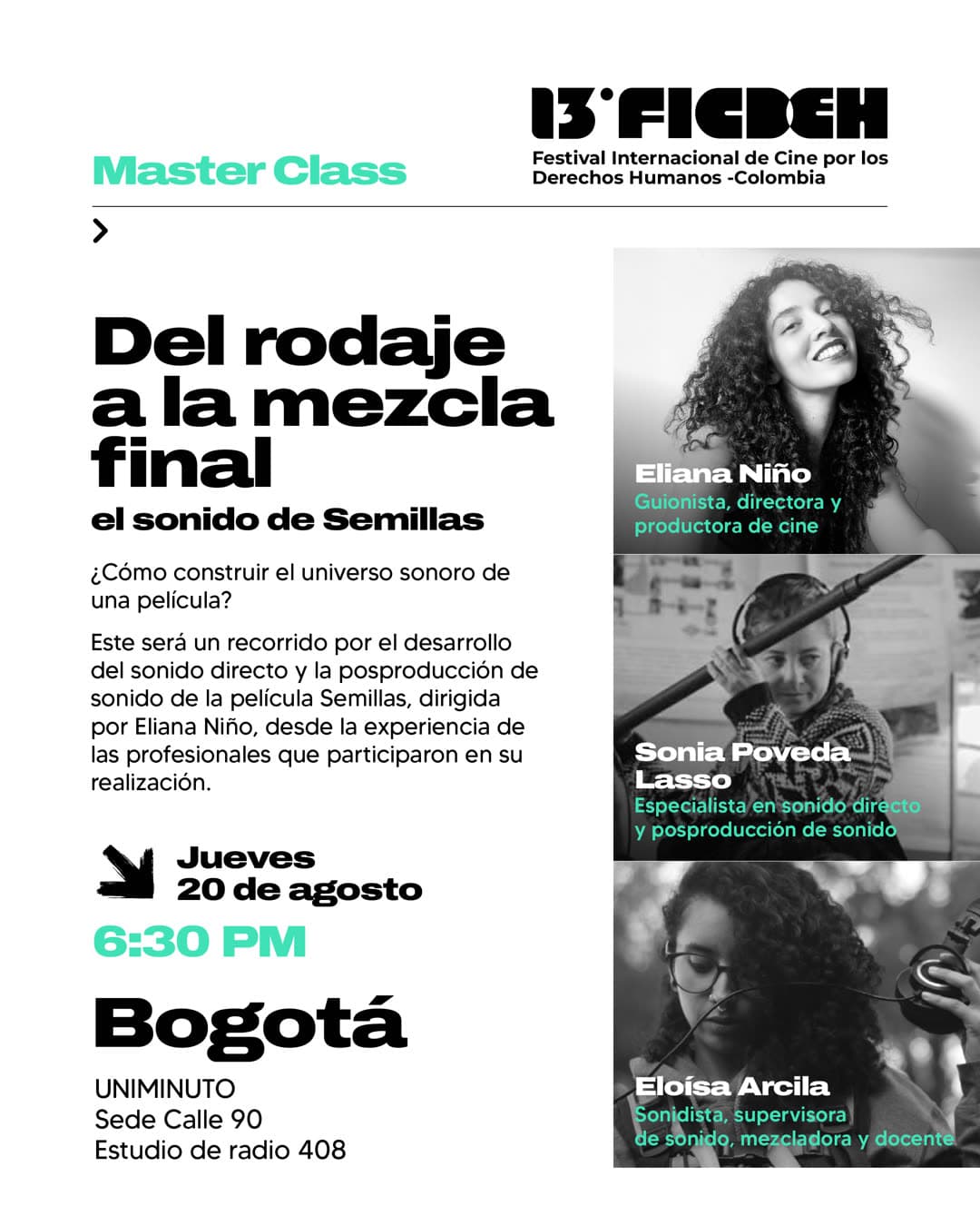 Del rodaje a la mezcla final: el sonido de Semillas
