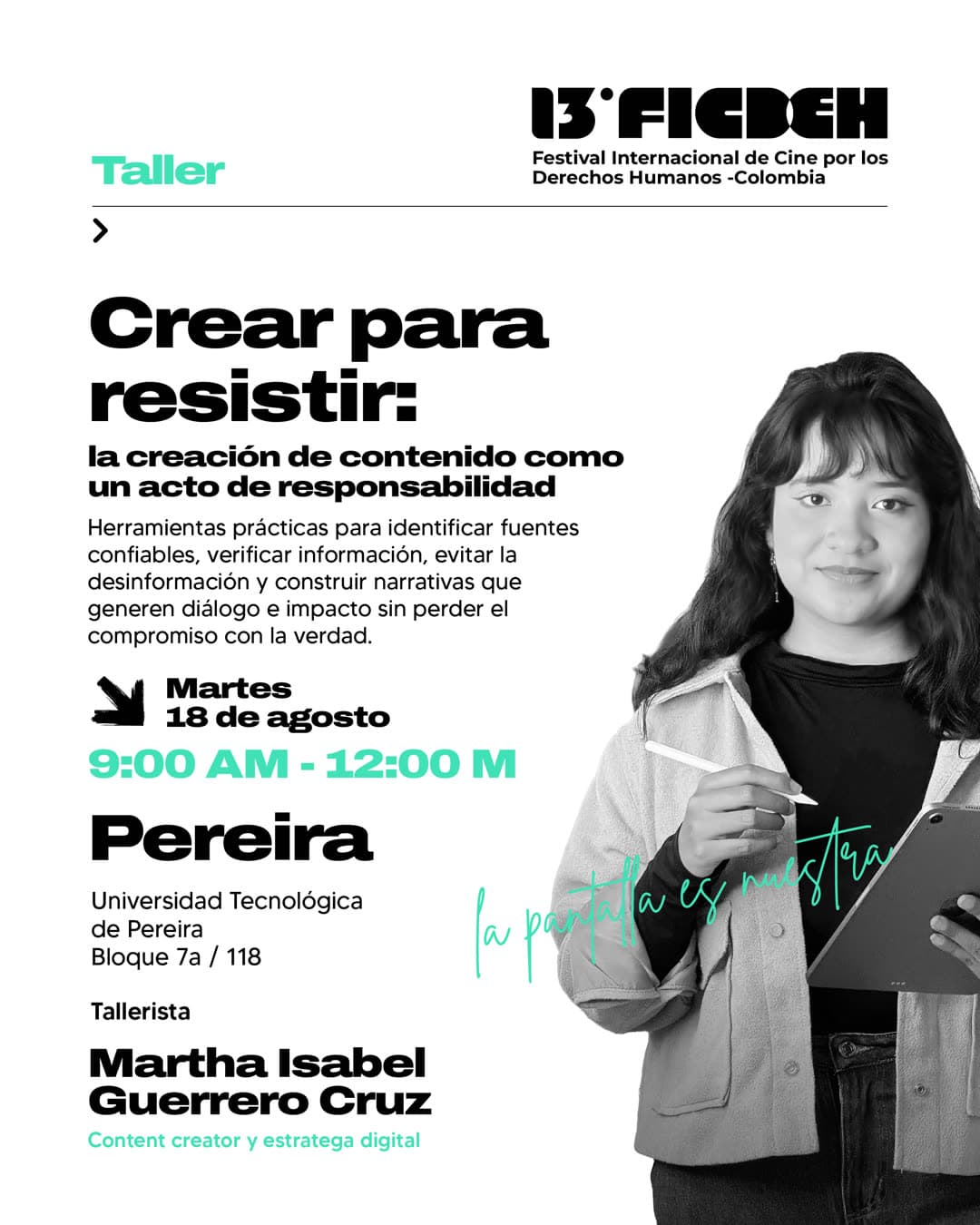 Crear para resistir: la creación de contenido como un acto de responsabilidad