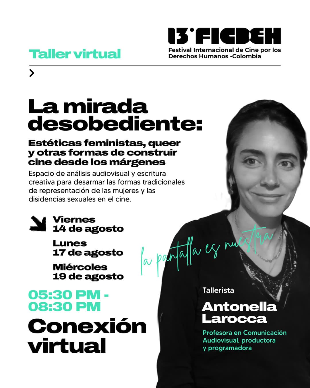 La mirada desobediente: Estéticas feministas, queer y otras formas de construir cine desde los márgenes