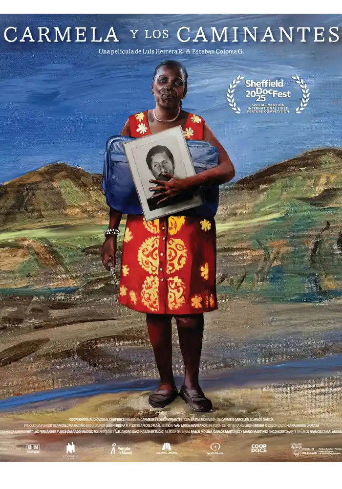 Póster de Carmela y los caminantes