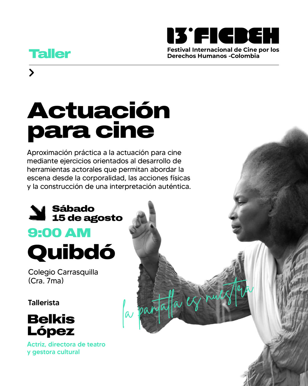 Portada de Actuación para cine