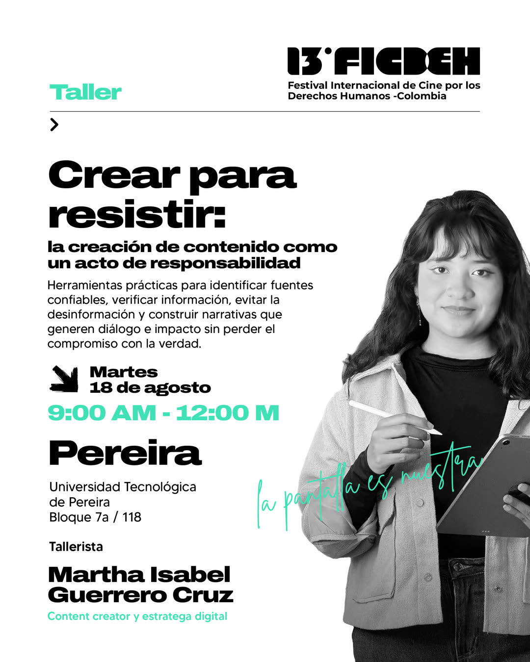 Portada de Crear para resistir: la creación de contenido como un acto de responsabilidad