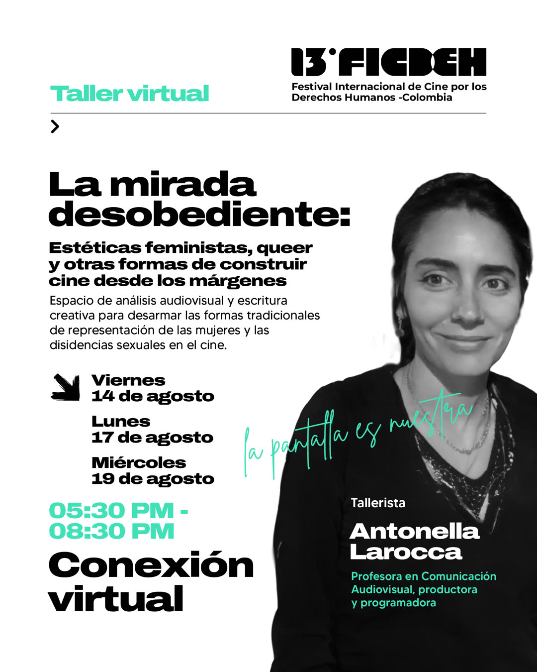Portada de La mirada desobediente: Estéticas feministas, queer y otras formas de construir cine desde los márgenes