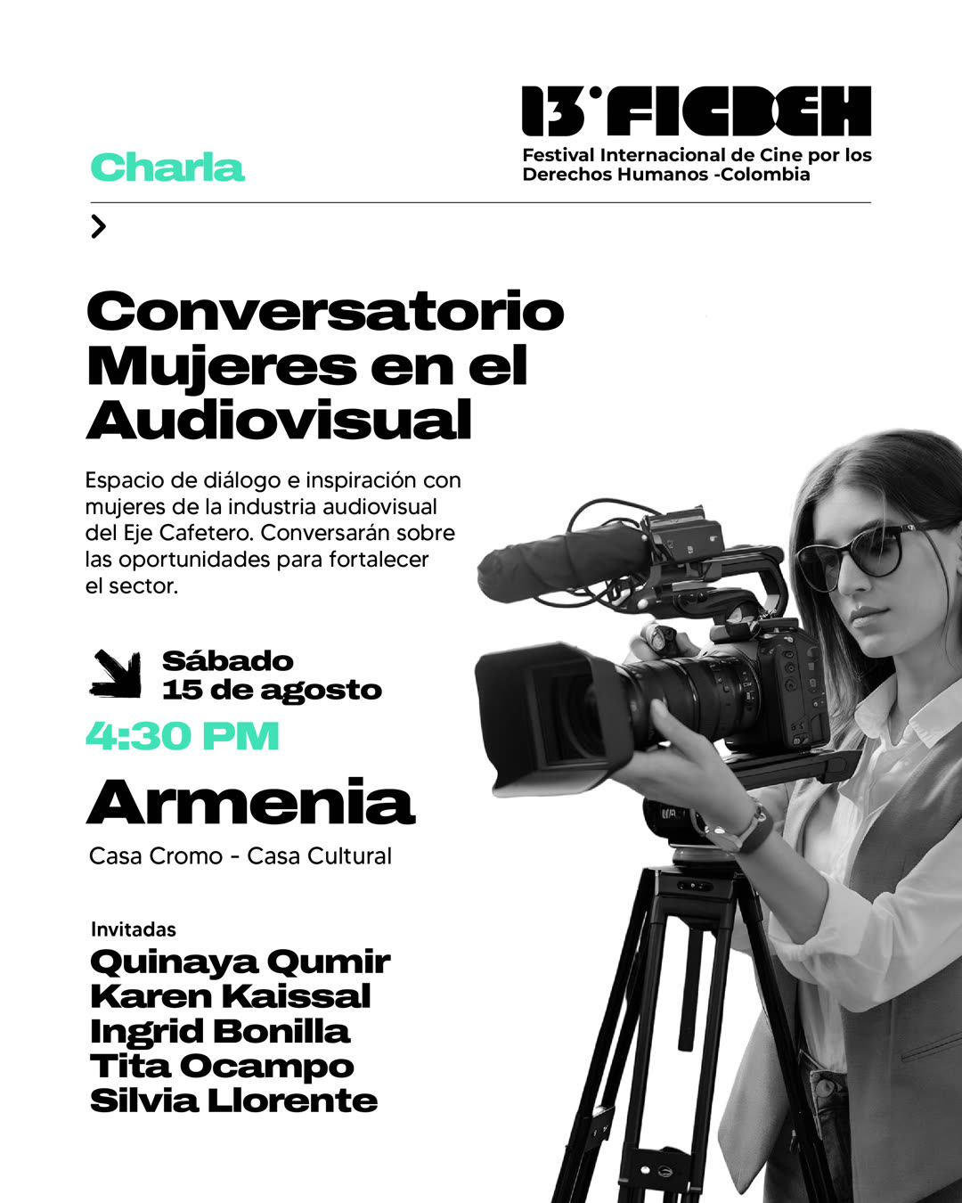 Portada de Conversatorio Mujeres en el Audiovisual