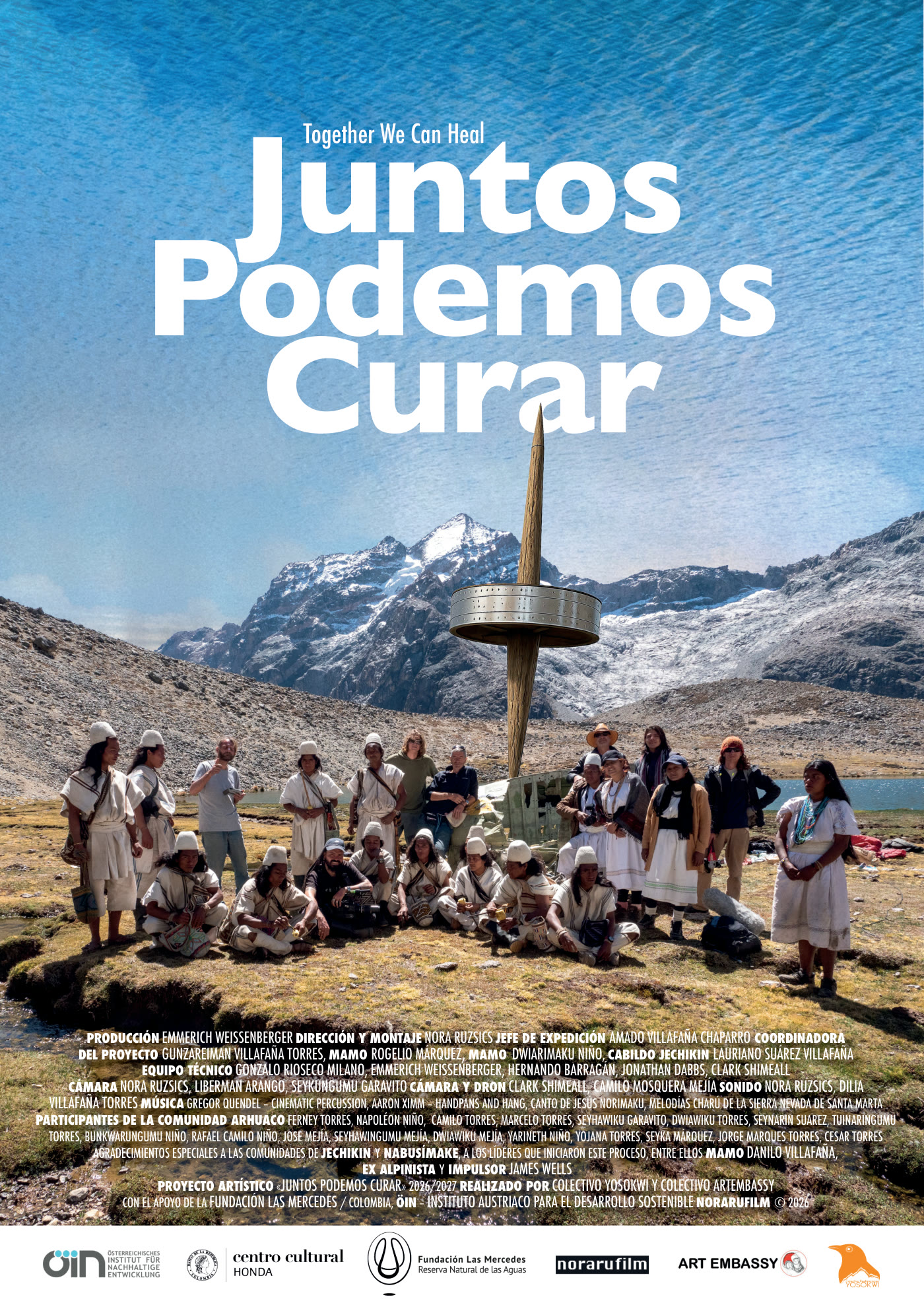 Póster de Juntos podemos curar